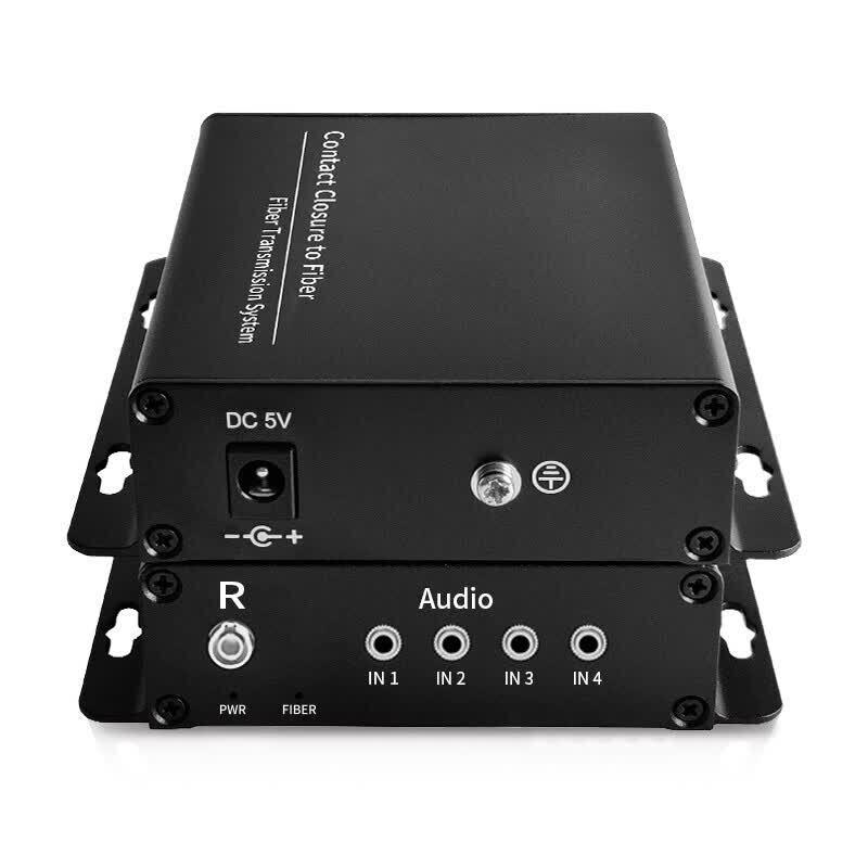 Yeren 3.5 Stereo 4-Channel Unidirectional Audio Fiber Optic Extender