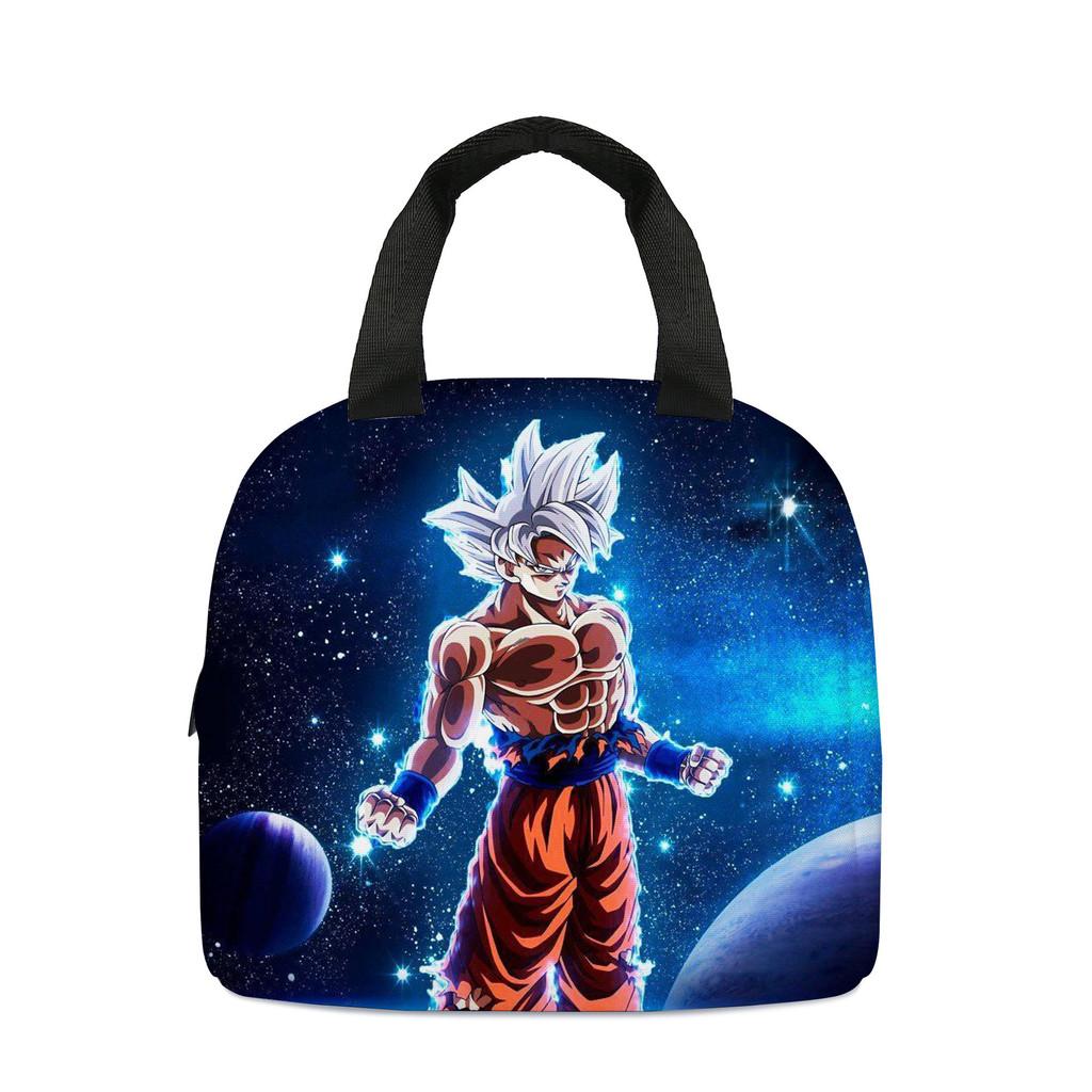 Sac à lunch isotherme Dragon Ball Compact Pliable Porte-bento Pour étudiants Et voyageurs