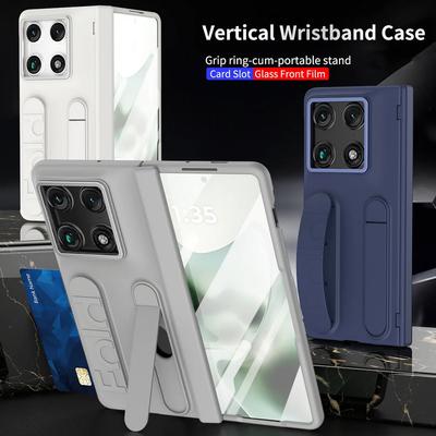 Mit Kreditkartenfach Multifunktionaler Ständer Handgelenkschlaufe Faltbare Hülle Für Motorola Razr Fold Moto razr fold Schutzhülle