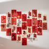 2026 Spring Festival New Year Decoration: 30-Piece Festive Photo Background & Wall Sticker Set