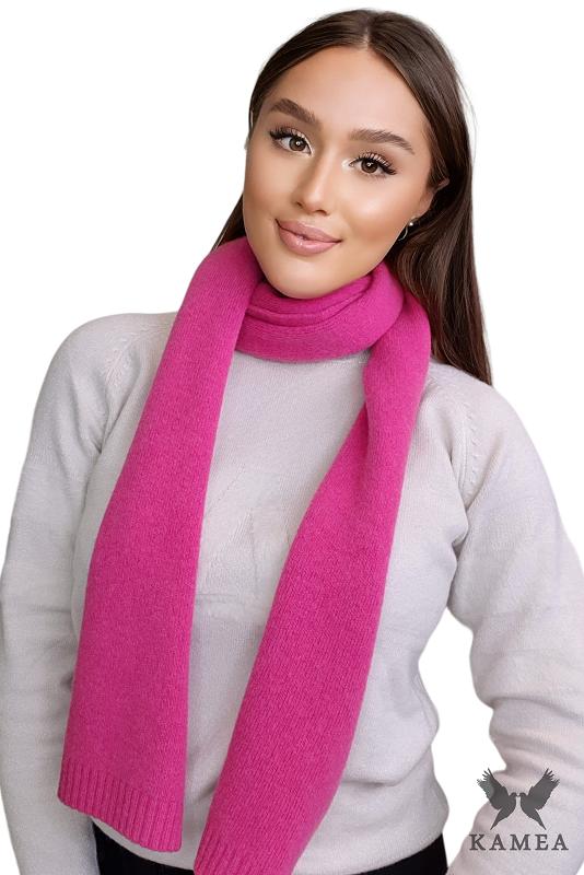 Scarf*02 Women' Winter Raspberry Color