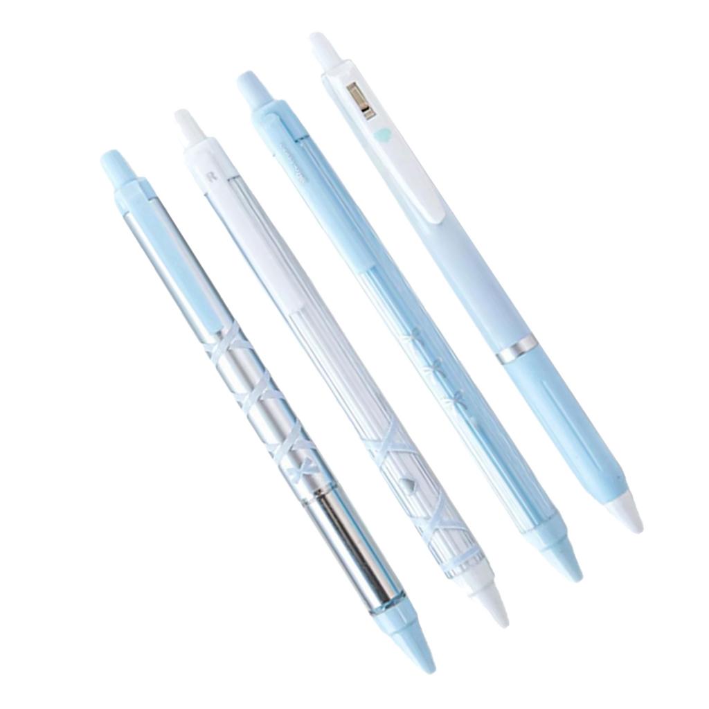 4 Pcs Ballet Strap Bows Gel Pen Retractable Neutral Pen 0.5mm Stationery Pen Writing Pen Gel Ink Pen Journaling Pen