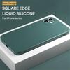 For For Iphone 15 14 13 11 12 Pro Max Mini Case Official Square Liquid Silicone Case For For Iphone X XS XR  7 8 Plus SE Cover