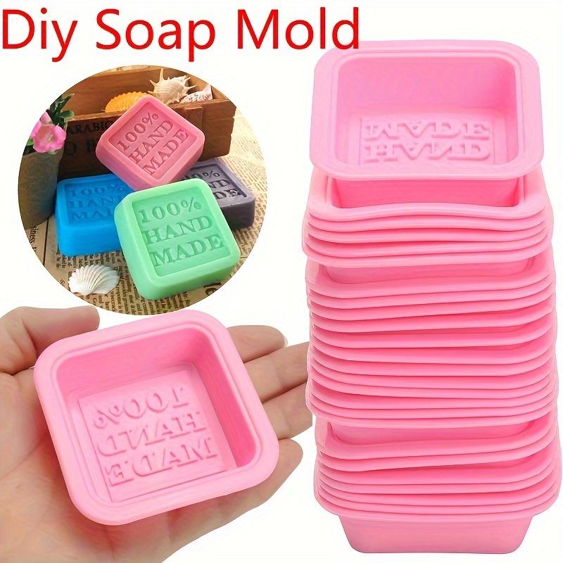 1/3/6pcs Silicone Soap Mold Set for DIY Crafts -Square Handmade Soap Making Molds, Reusable Silicone Molds for Resin, Chocolate