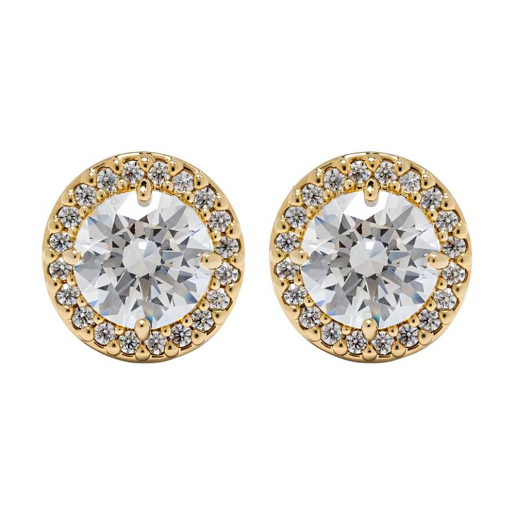 Swarovski Una Angelic Logo Brass Earrings Women earrings Gold 5686637 Box (Random Color)