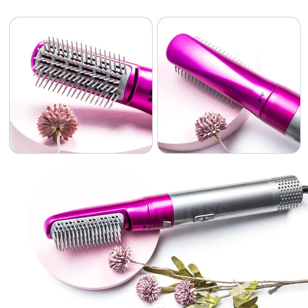 Enhanced 5-in-1 Multi-Function Hot Air Brush for Curling & Straightening Hair