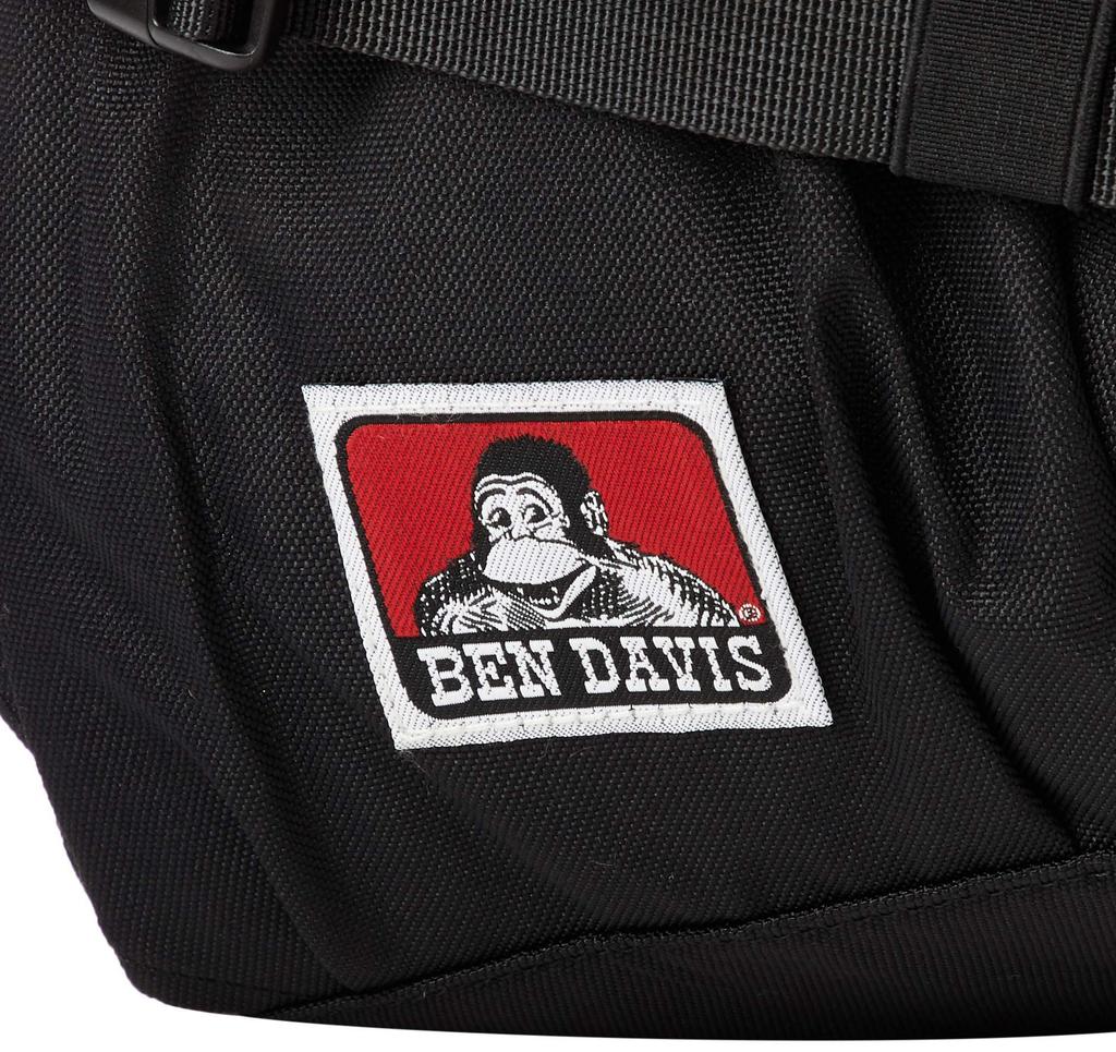Rucksack HIGH SCHOOL Daypack 2 Rooms 10 Pockets 28L Black White [Ben Davis]