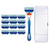 Porte-lames de rasoir cinq couches portable pour homme – Lavable et durable