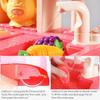 Gift ABS Plastic Simulation Kids Kitchen Toys Kitchen Educational Toy Spray Water Dinnerware Pretend Play Kitchen Cooking Table Set Playing New