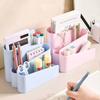 Large Capacity Desktop Pen Holder INS-Style Brush Storage Container Makeup Brush Holder  Household