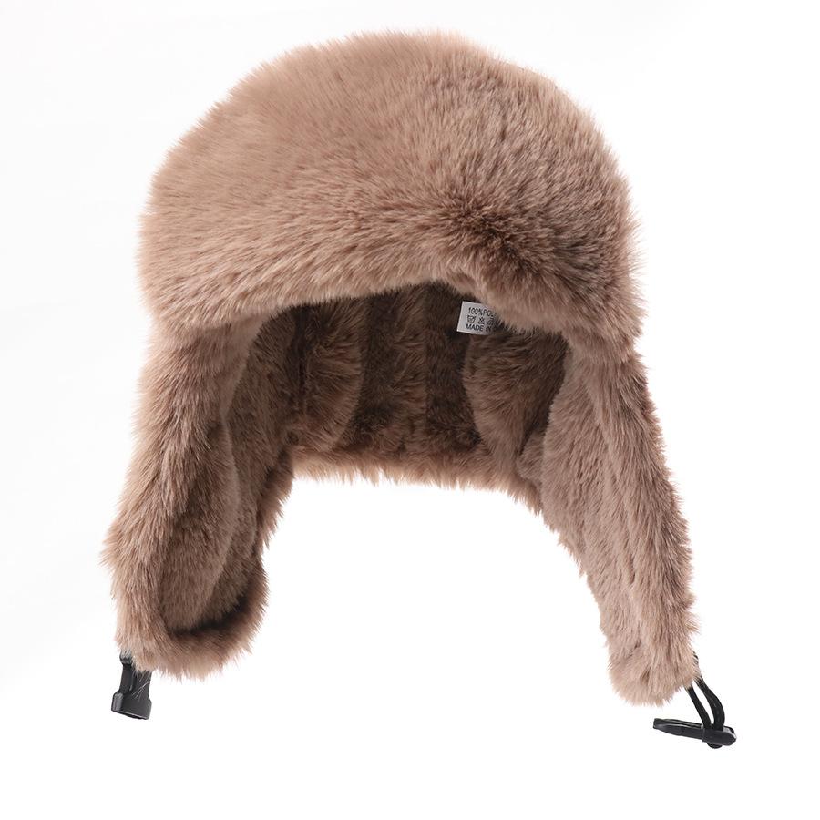 Winter Beanie Hats for Men Women Warm Fleece-Lined Thickened Cold-Resistant Leifeng Hat Outdoor Cycling Windproof Beanie Casual