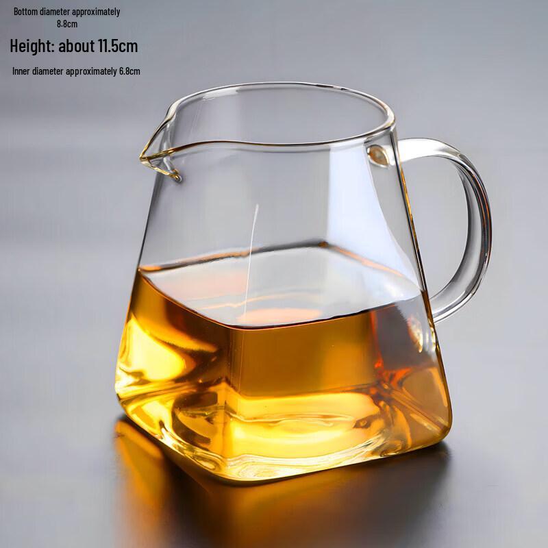 Qīwēi Heat-Resistant Glass Tea Pitcher & Strainer