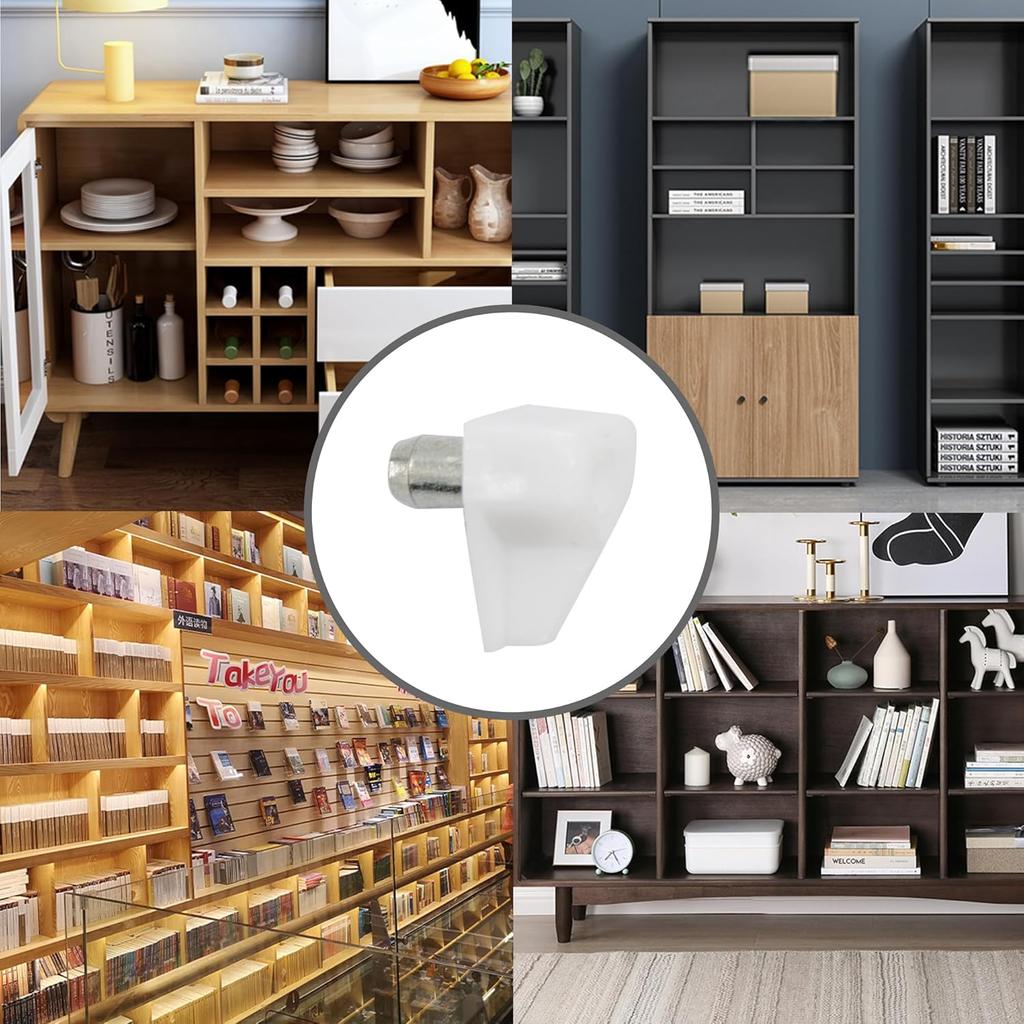 140 Pcs Transparent Laminate Support Baffle Nails - Ideal for Cabinet Laminate Support & Furniture Hardware Assembly