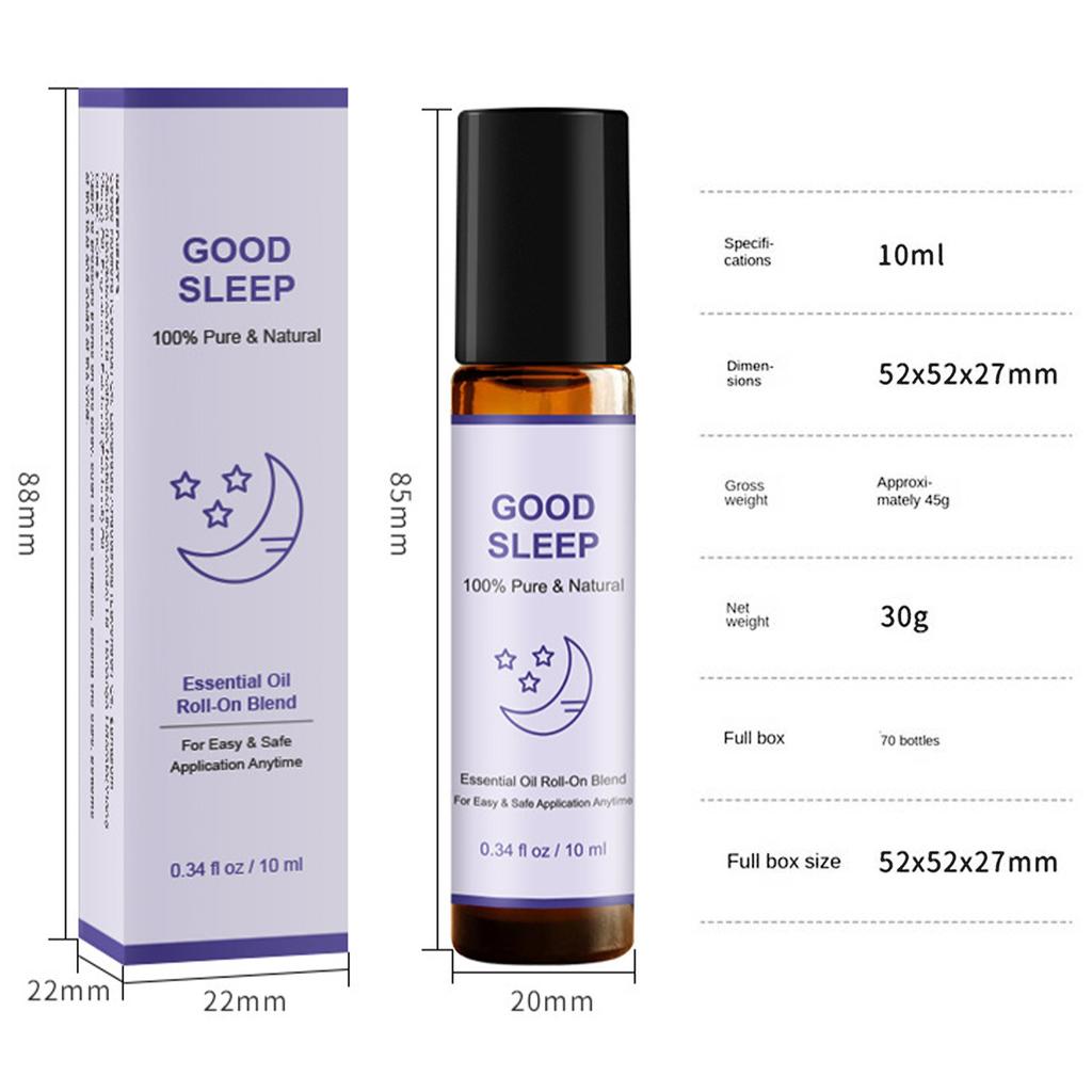 10ML Essential Oil Roll On for Relaxation Aromatherapy Roller Bottle Travel Size Skin Safe Essential Oils for Women Men for Self Care Gifts