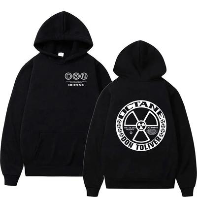 Don Toliver Octane Tour 2026 Sweat à capuche imprimé Unisexe Mode Manches longues Surdimensionné Sweat à capuche Rétro Pull à capuche Polaire à capuche Streetwear