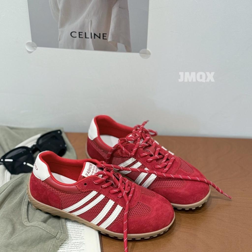 Platform-soled German Training Shoes Women's Forrest Gump Shoes 2025 New Mesh Breathable Sports Shoes Versatile Platform-soled Fashion Casual Shoes