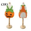 Funny Cat Apparel Pumpkin Halloween Dog Costume, Soft Polyester Pet Clothes with Costume Comfortable Strap, Decorative Puppy Outfit for Holiday