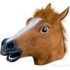 Halloween Animal Headgear: Black Horse & Unicorn Masks for Funny Pranks