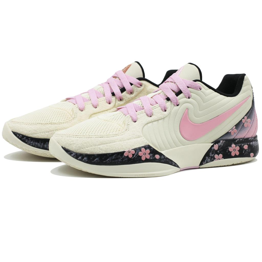 Nike Ja Morant 2 Cushioning Low Top Basketball Shoes Men's Beige Pink FD7327-100(Team205-)