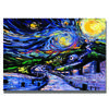 Starry Night by Vincent Van Gogh Famous Artist Art Print  Wall Picture Canvas Oil Painting Home Wall Decor