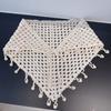 Countryside Style Hollow Out Lace Shawl Bohemian Crochet Flower Scarves  Summer