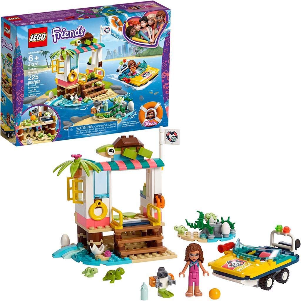 LEGO Friends Turtle Rescue Center 41376 Building Blocks Toy for Girls
