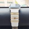 Decoration For Apple watch band series 8 7 6 5 4 se 9 Accessories Diamond Jewelry Charms for Samsung/Huawei watch fit 3 strap