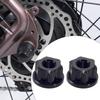2Pcs Bike Wheel Hub Axle Nuts Bicycle Hub Screws Hardware AntiSlip Bicycle Accessories for Fixed Gear Bicycle M9 Front Axle Nut