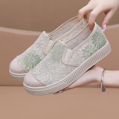 Buty damskie wiosenno-jesienne nowe casualowe i wygodne wsuwane lekkie i przewiewne modne wszechstronne buty dla mamy