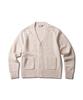 Amfeast Short Two-Pocket Cardigan Cream