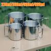 Camping Becher Edelstahl Kaffeetasse Tourist Geschirr Picknick Utensilien Outdoor Küche Ausrüstung Kochen Set Kochgeschirr Wandern