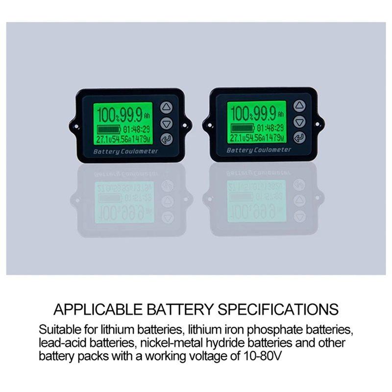 ABBP-Vehicle Battery Capacity Tester-TK15 Coulomb Meter 350A(0-500A) For E-Bike/Balance Car/Cleaning Machine
