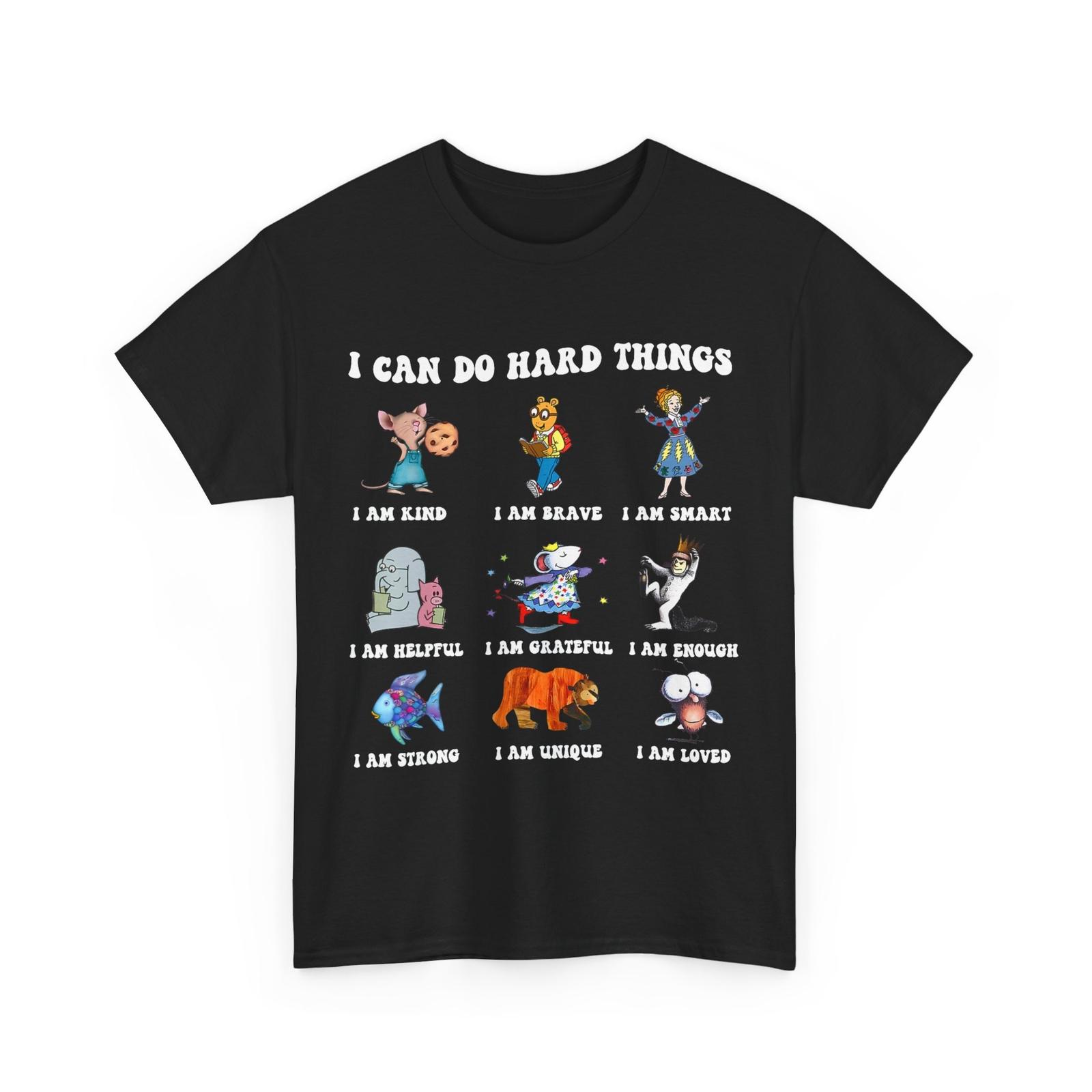 I Can Do Hard Things Shirt, Men Funny T-shirt XL
