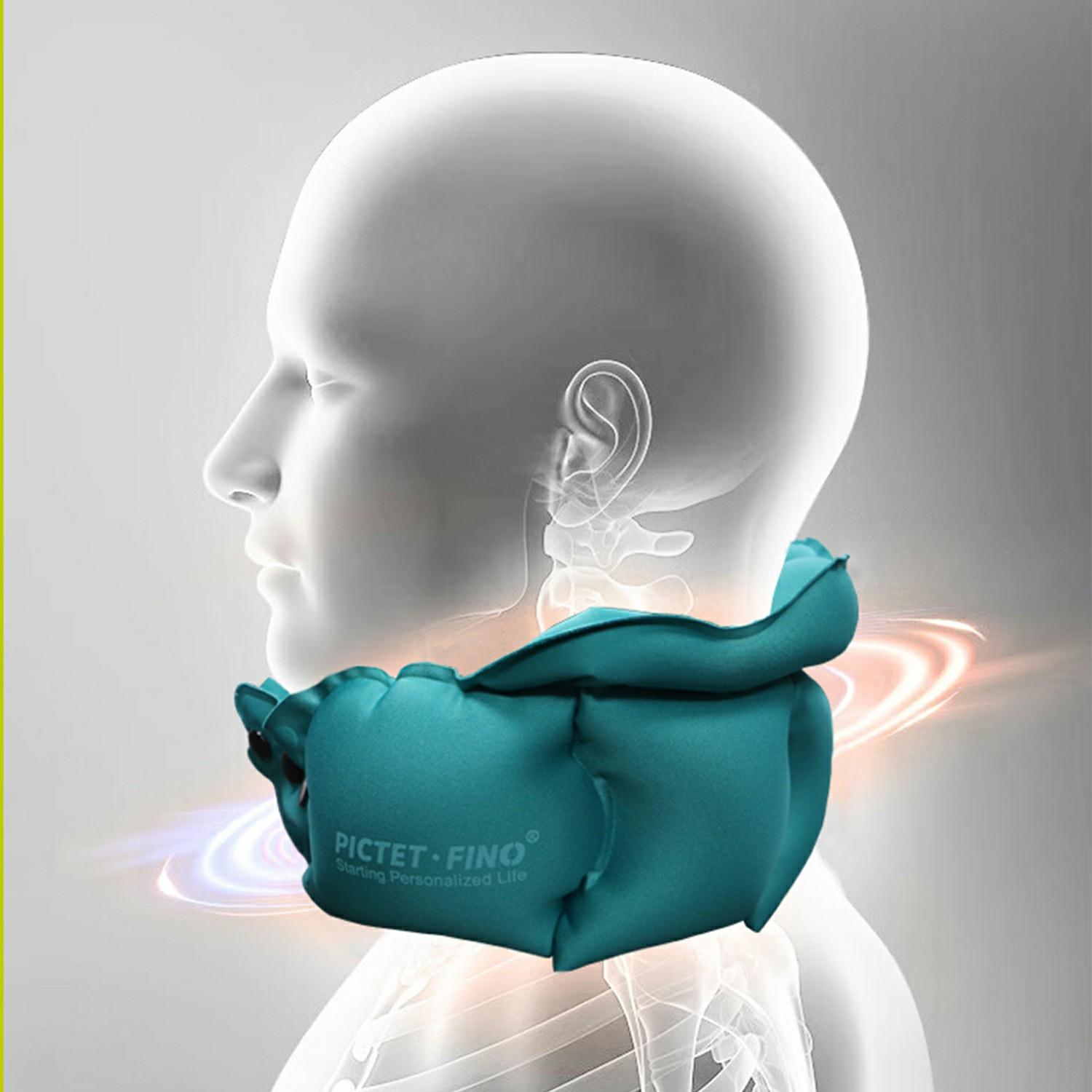 

PICTET.FINO RH40 Inflatable Neck Pillow Travel-Friendly Portable Neck Pillow Green