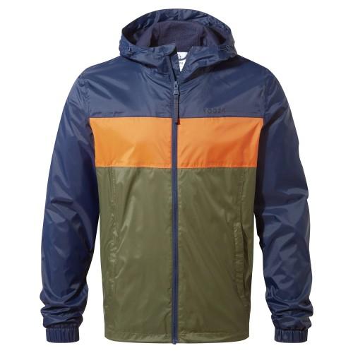 TOG24 Craven Milatex Color Block wasserdichte Jacke für Herren