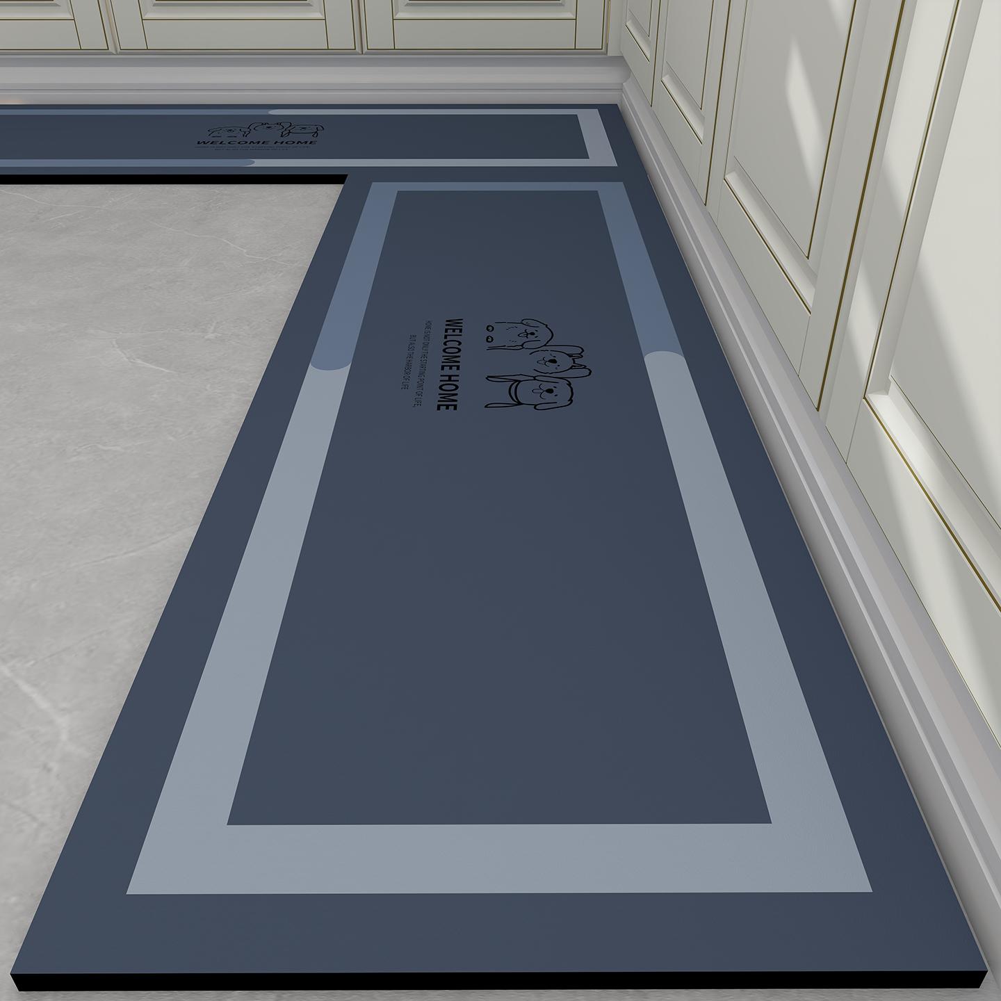 

Коврик для кухни ПВХ кожа Водонепроницаемый напольный коврик Маслостойкий Нескользящий Коврики для ног Домашний декор Длинный ковер Tappeto Cucina 1pc 50x80cm