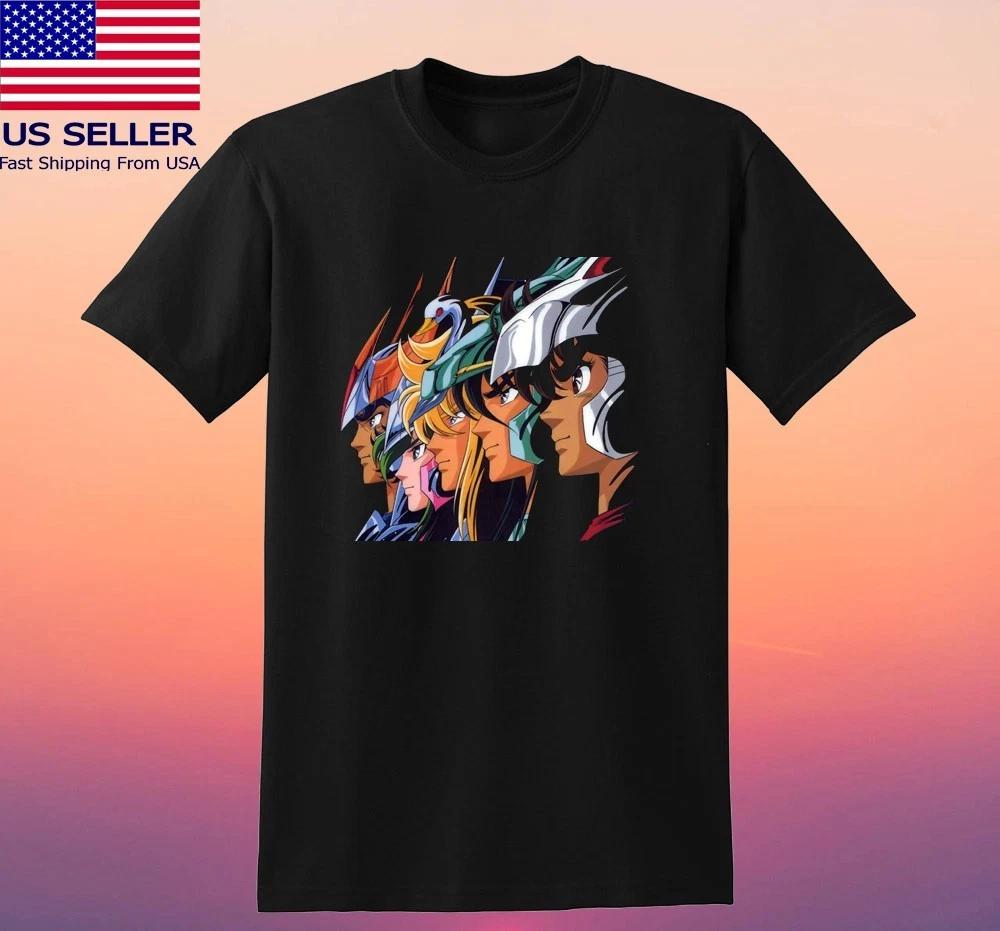 Saint Seiya Knights of the Zodiac Men s Black Size S-5XL 2XL