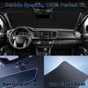 Windshield Sun Shade for Toyota 4Runner 2010-2024 2025 Sunshade 240T Reflective Fabric Double-Layer Design Front Window Blocks UV Rays and Heat
