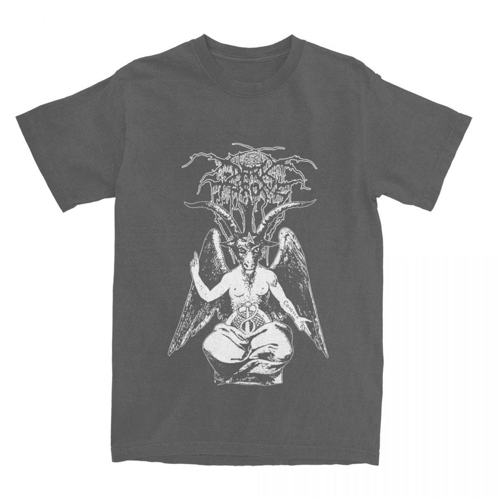 Darkthrone Band Death Metal Accessories Shirt for Men Women Vintage Pure Cotton Tee Shirt O Neck Short Sleeve Plus Size Clothes