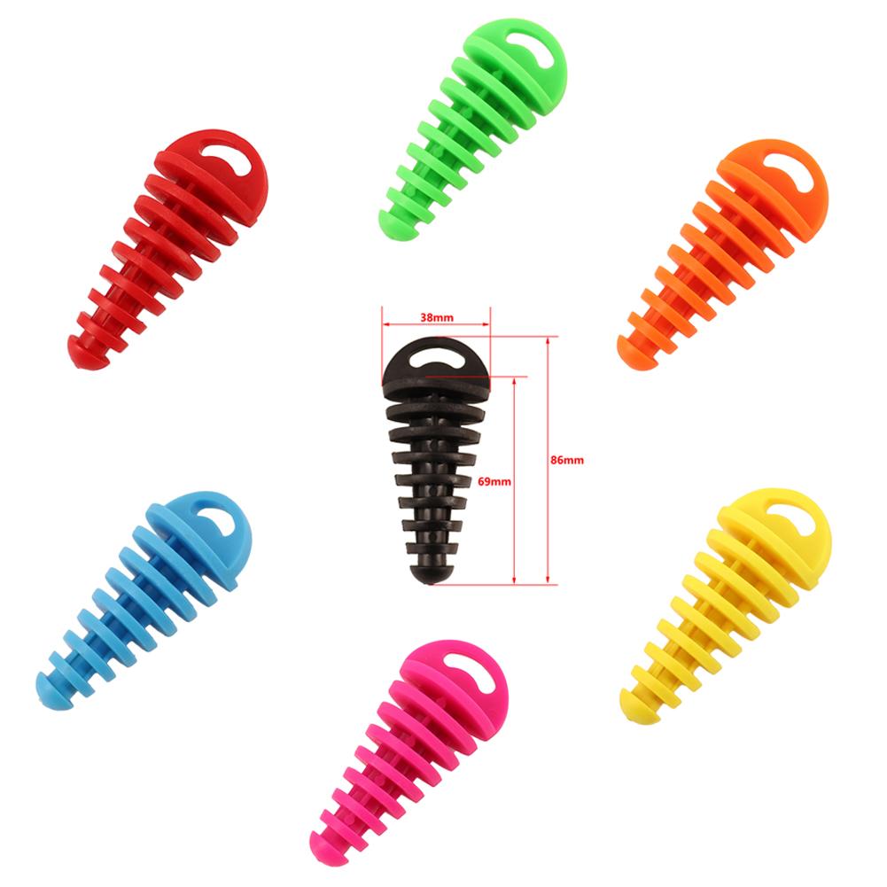 Auspuffrohr Stopfen Schutz Motorrad Motocross Endrohr Gummi Für Yamaha Mt 125 Kawasaki Z1000 Piaggio Zip Schalldämpfer Flöte
