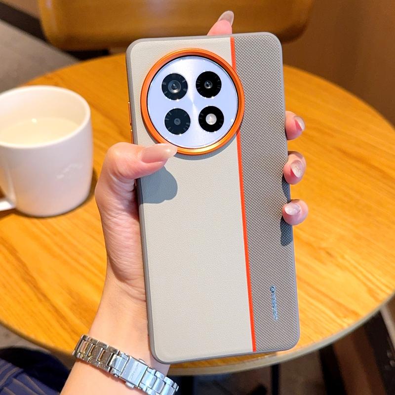 

For OnePlus Ace5 5 Pro 13R Case PU Leather Colored Splicing Ultra-thin Protective Cover for One Plus ACE 5 OnePlus 13R