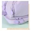 Double-layer Double-window Pencil Bag, Solid Color, Simple Multi-function, Large-capacity Storage Bag, Dirt-resistant Stationery Storage Bag