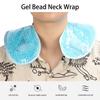 U Shaped Gel Bead Cooling Therapy Neck Wrap Neck Injuries Reusable Relief Cold Pack