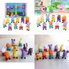 Adorable Pig Family Of Four Plastic Figures For Creative Birthday Cake Decoration