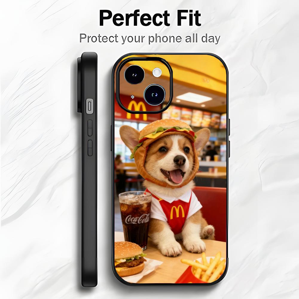 Cute and funny corgi dog Phone Case Phone Case Soft Packaging Lightweight For iPhone17 16 15 14 13ProMax
