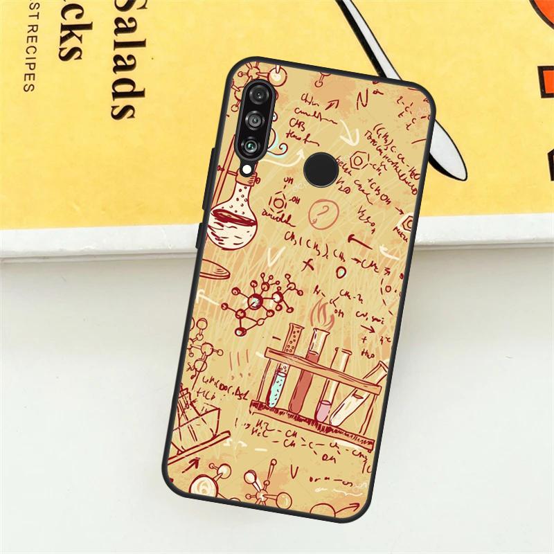 Science Chemistry Style For Huawei Nova 12S 12i 9 10 SE 7i 8i 11i Y60 Y61 Y70 Y72 Y73 Y90 Y91 P20 P40 P30 Lite Case