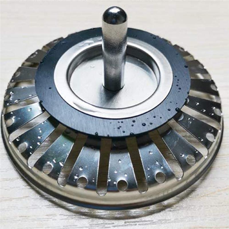 ABGR-Kitchen Sink Accessories Vegetable Washbasin Strainer 84Mm Drainer Sealer Umbrella Waste Sink Filter