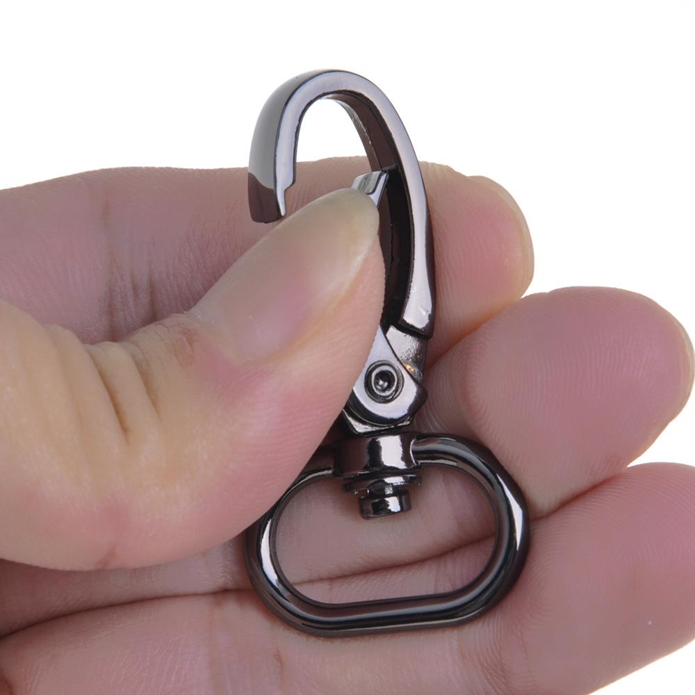 30 Moschettoni Girevoli Metallici | Ganci A Scatto Per Chiavi Borse Fai Da Te 6 Color - Foto 3