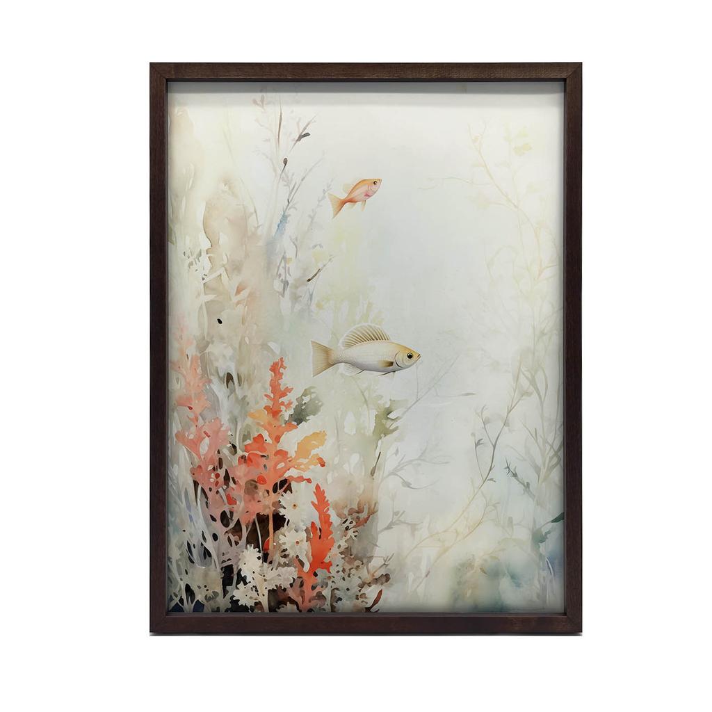 Miękkie Barwy Podmorskiego Raju Miękkie Barwy Podmorskiego Raju, 30X40 Cm, Bez Ramy, Papier Matowy 230 Gsm