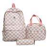 Schoolbag wholesale backpack women's new Korean version of fashion checkerboard college student backpack casual versatile junior high school student 